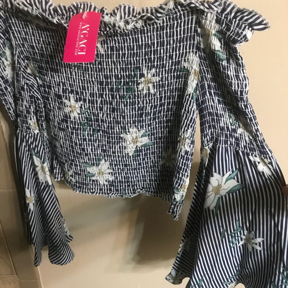 Off the shoulder blouse